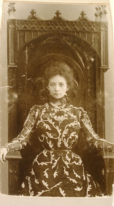 Porträt der Schauspielerin Vera Komissarzhevskaya von Russian Photographer